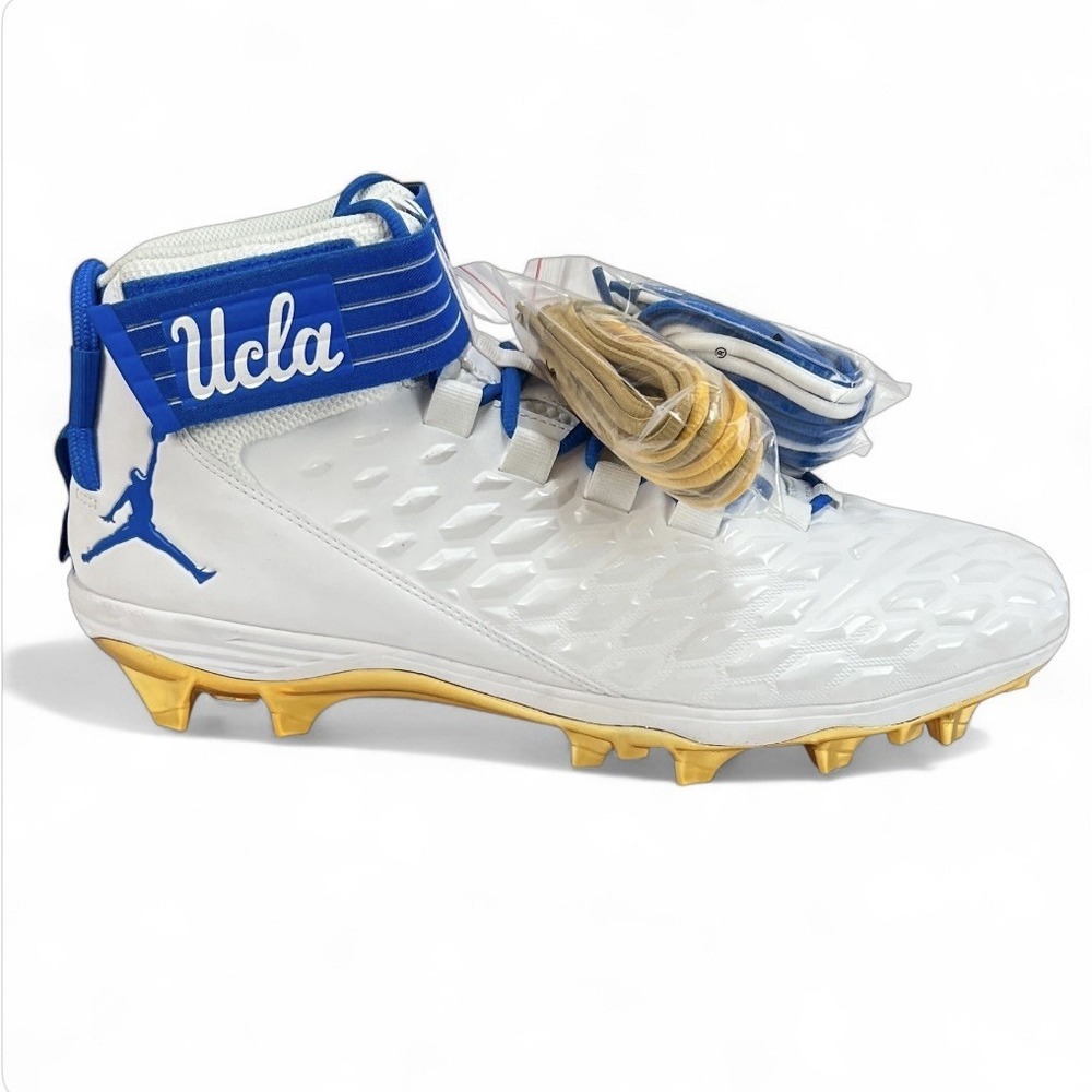 Nike Jordan Force Savage Pro 2 UCLA Football Cleats CV1663-106 Mens Size 16
